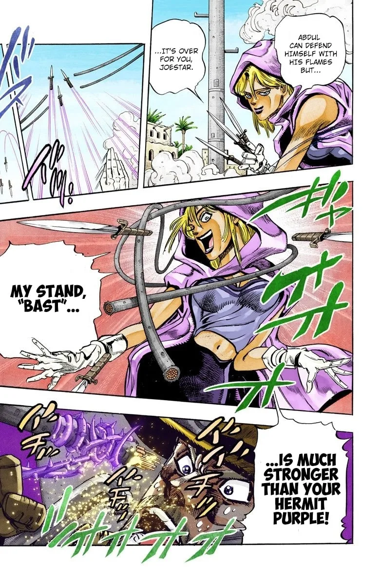 JoJo no Kimyou na Bouken Part 3: Stardust Crusaders Colored Manga β Chapter 91 β Page 4