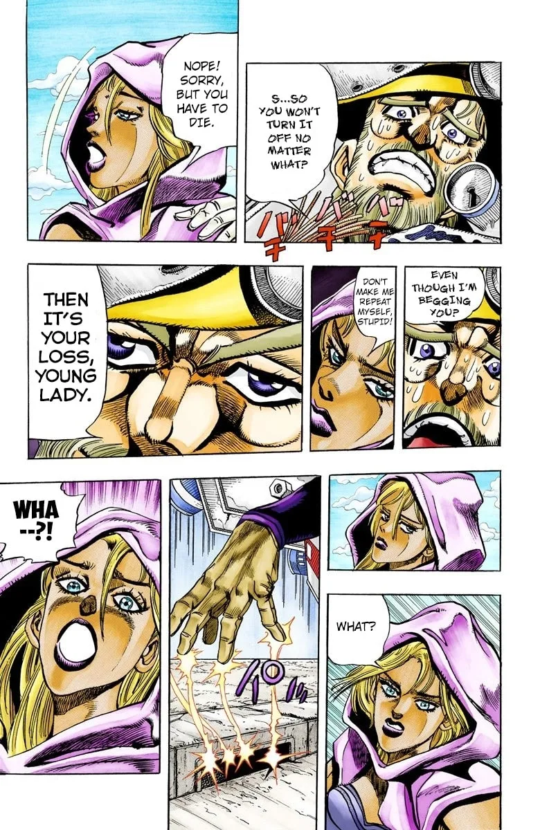 JoJo no Kimyou na Bouken Part 3: Stardust Crusaders Colored Manga β Chapter 91 β Page 8