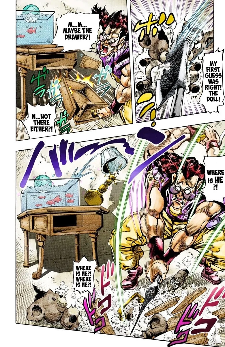 JoJo no Kimyou na Bouken Part 3: Stardust Crusaders Colored Manga β Chapter 95 β Page 14