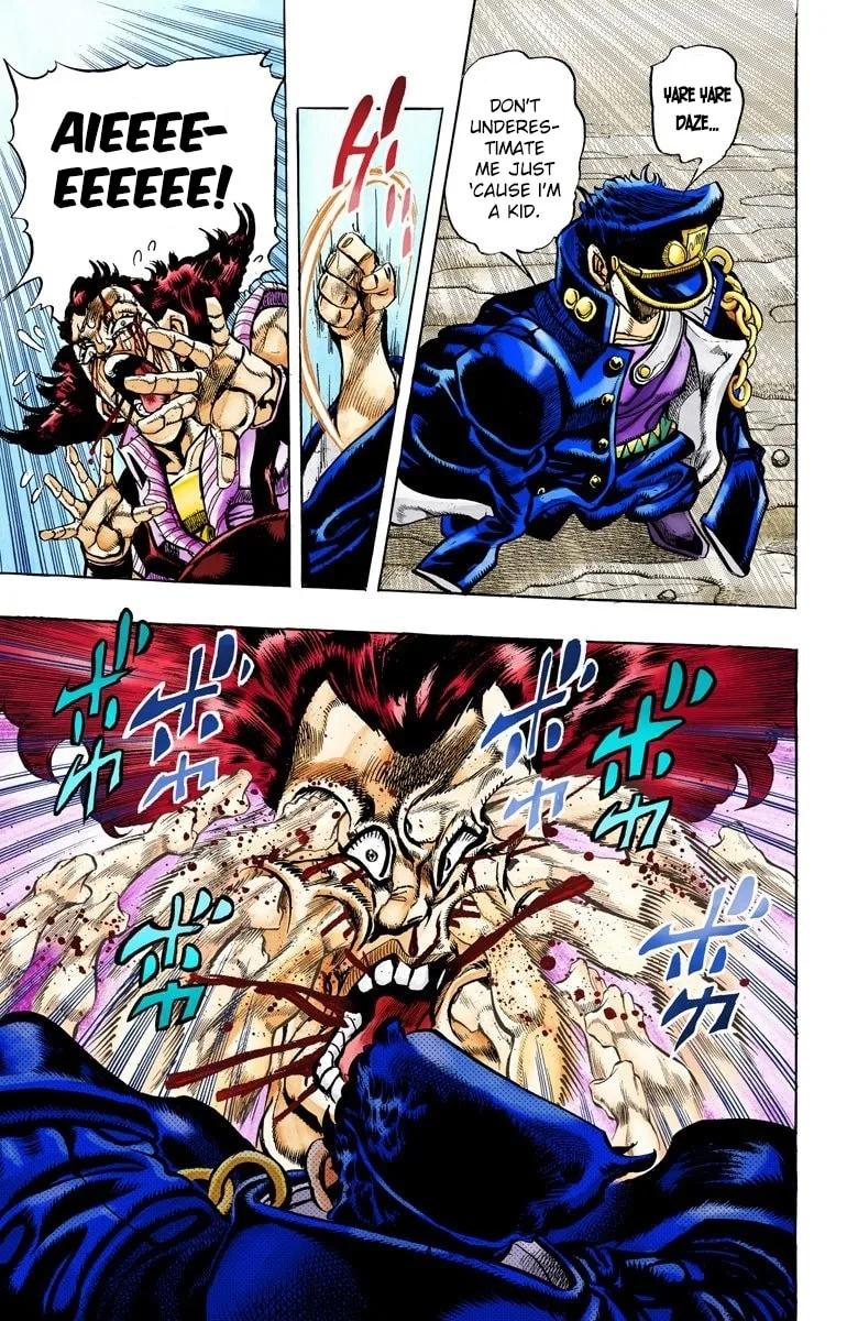 JoJo no Kimyou na Bouken Part 3: Stardust Crusaders Colored Manga β Chapter 96 β Page 9