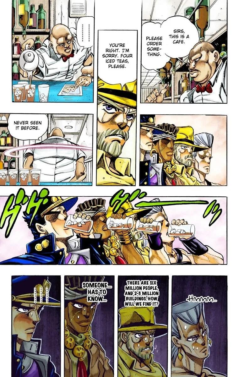 JoJo no Kimyou na Bouken Part 3: Stardust Crusaders Colored Manga β Chapter 98 β Page 6