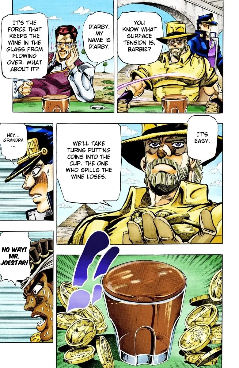 JoJo no Kimyou na Bouken Part 3: Stardust Crusaders Colored Manga β Chapter 99 β Page 9