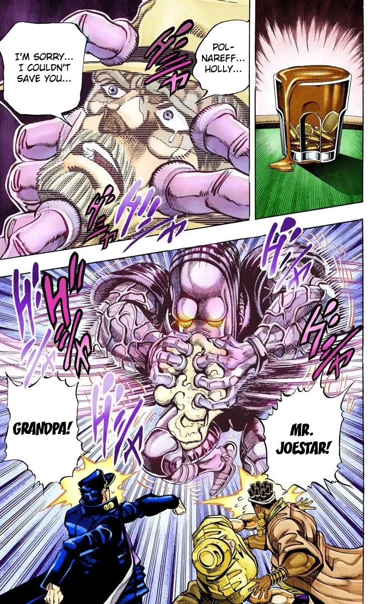 JoJo no Kimyou na Bouken Part 3: Stardust Crusaders Colored Manga β Chapter 100 β Page 9
