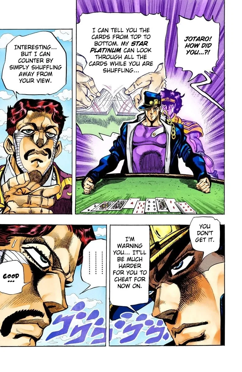 JoJo no Kimyou na Bouken Part 3: Stardust Crusaders Colored Manga β Chapter 100 β Page 21