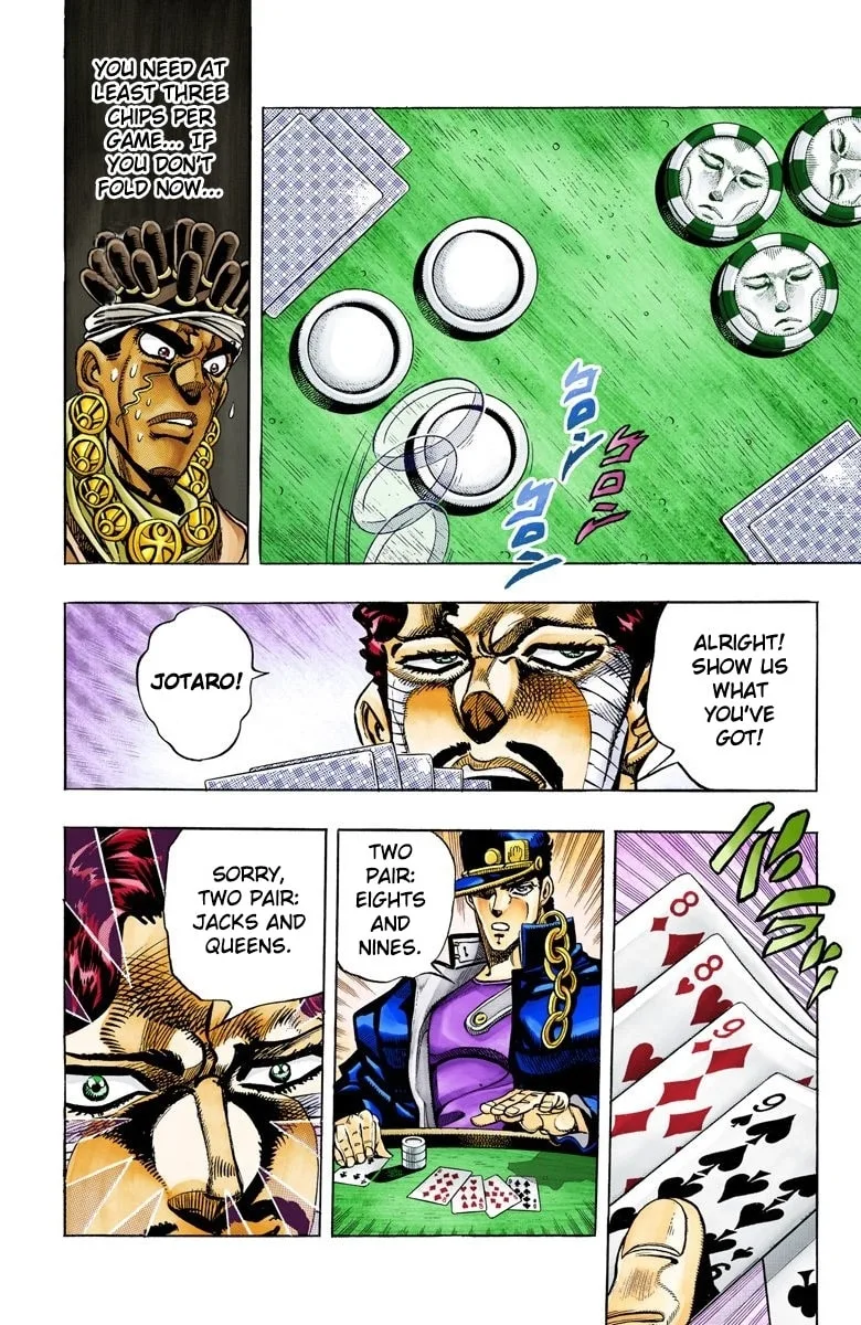JoJo no Kimyou na Bouken Part 3: Stardust Crusaders Colored Manga β Chapter 102 β Page 4