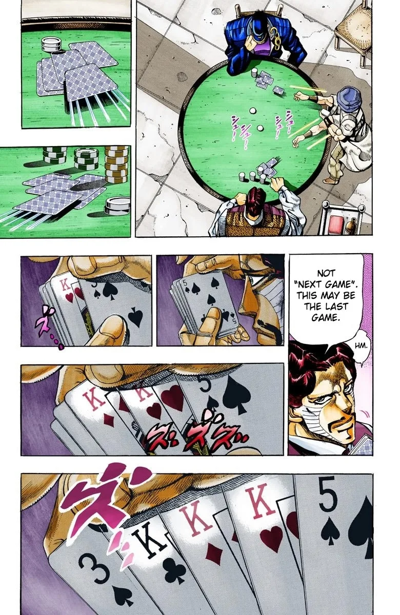 JoJo no Kimyou na Bouken Part 3: Stardust Crusaders Colored Manga β Chapter 102 β Page 7