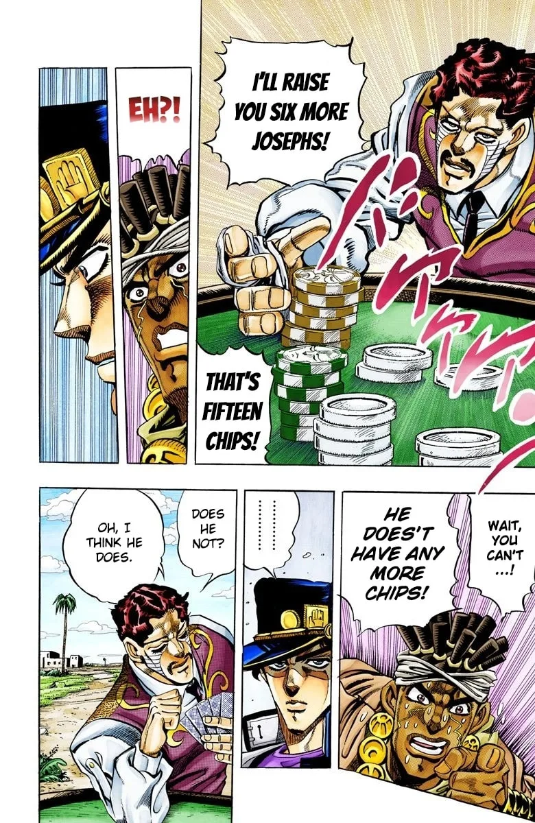 JoJo no Kimyou na Bouken Part 3: Stardust Crusaders Colored Manga β Chapter 102 β Page 16
