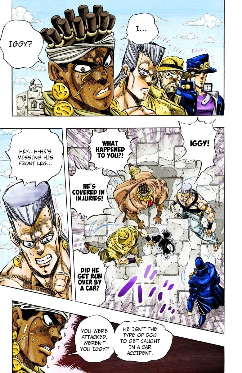 JoJo no Kimyou na Bouken Part 3: Stardust Crusaders Colored Manga β Chapter 114 β Page 3