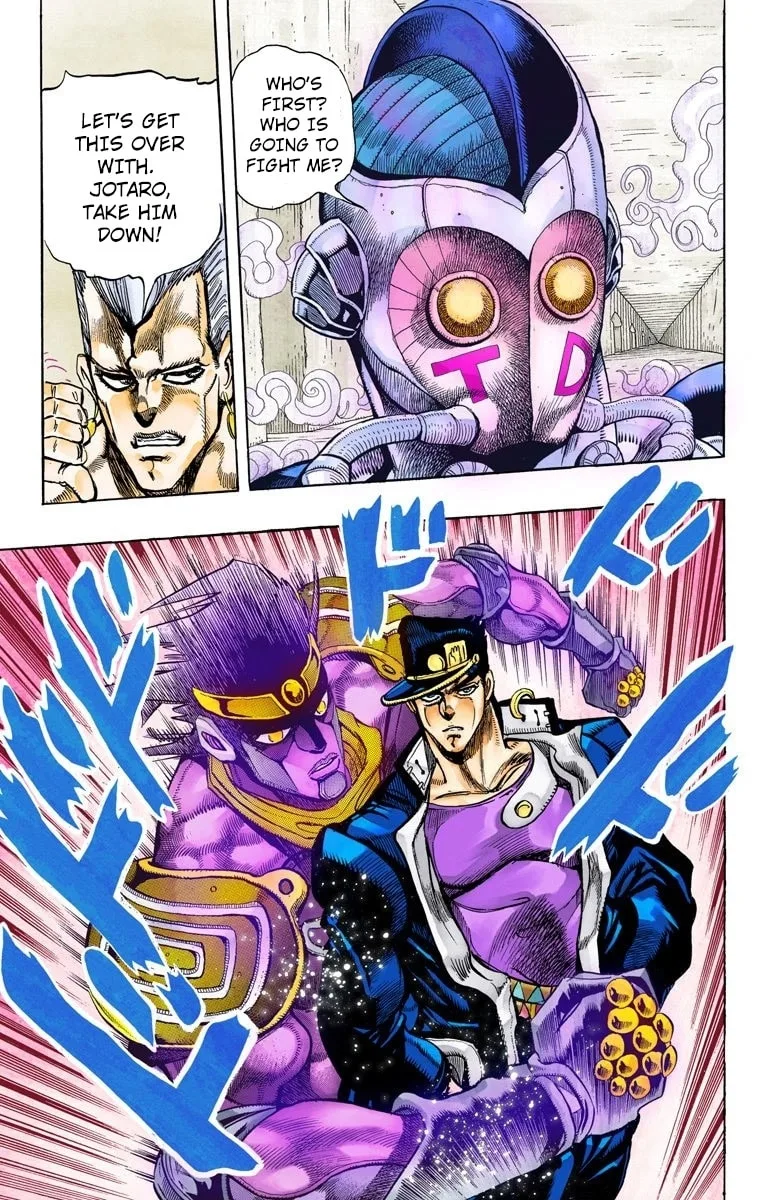 JoJo no Kimyou na Bouken Part 3: Stardust Crusaders Colored Manga β Chapter 115 β Page 8