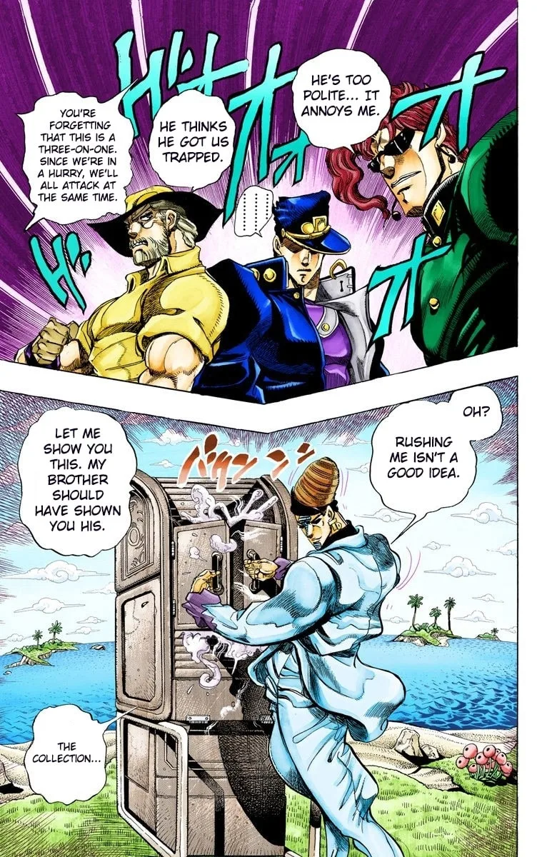 JoJo no Kimyou na Bouken Part 3: Stardust Crusaders Colored Manga β Chapter 116 β Page 8