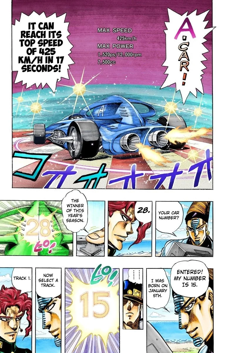 JoJo no Kimyou na Bouken Part 3: Stardust Crusaders Colored Manga β Chapter 117 β Page 9