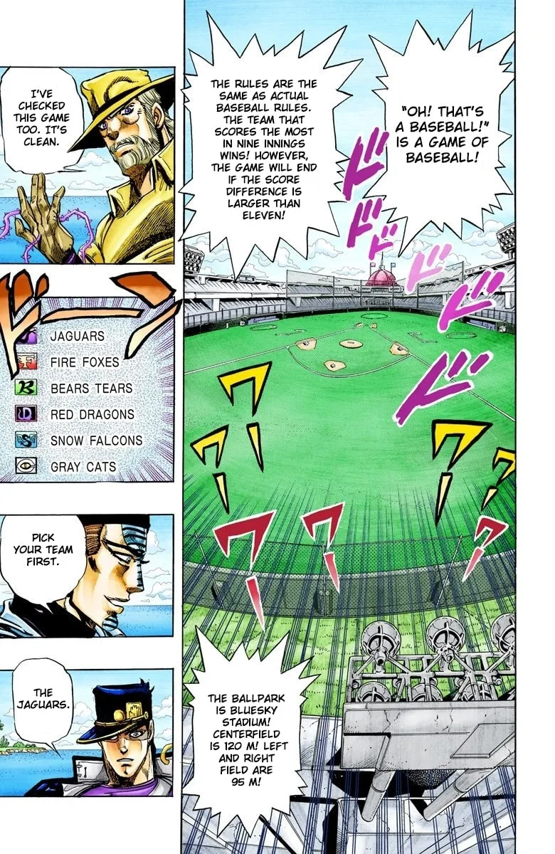 JoJo no Kimyou na Bouken Part 3: Stardust Crusaders Colored Manga β Chapter 120 β Page 9