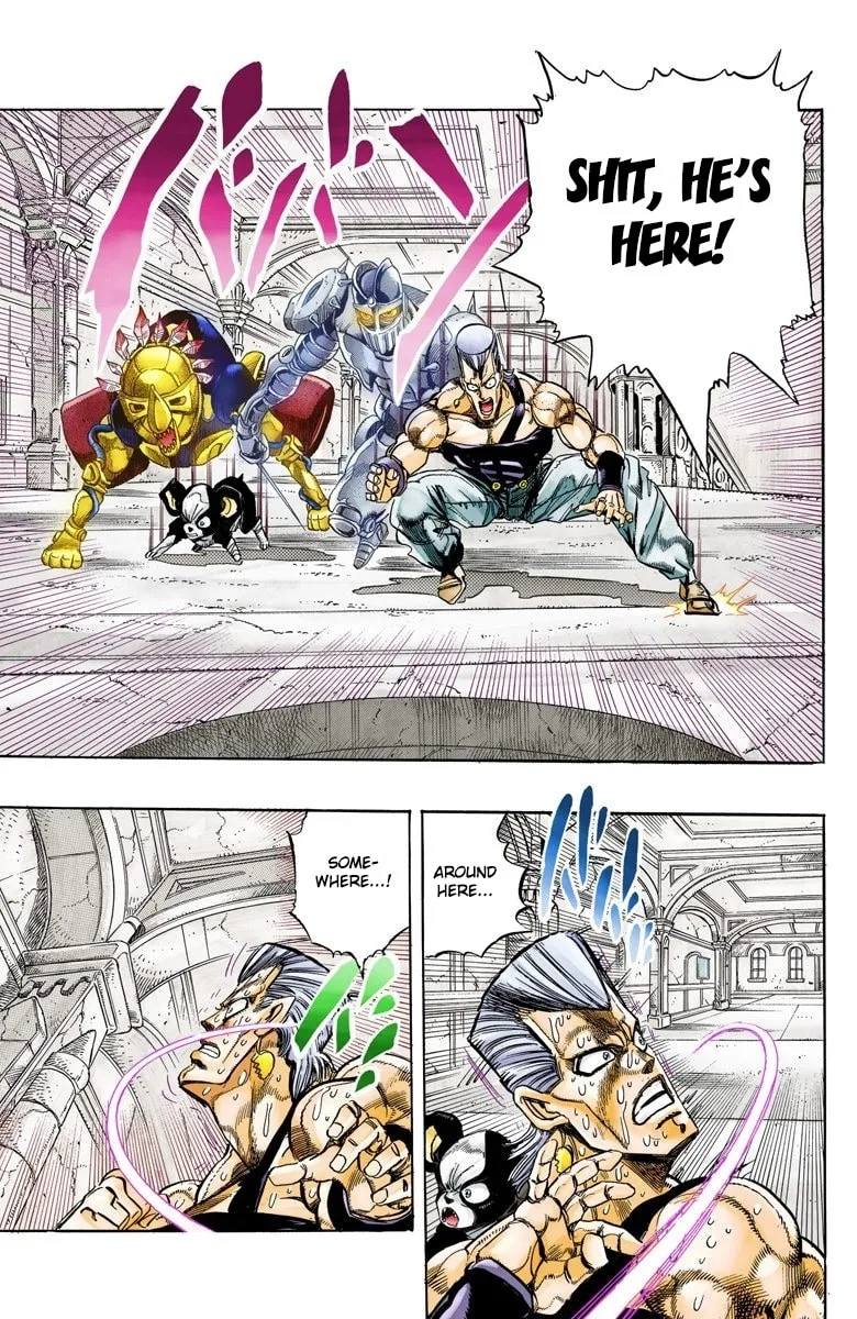JoJo no Kimyou na Bouken Part 3: Stardust Crusaders Colored Manga β Chapter 128 β Page 6