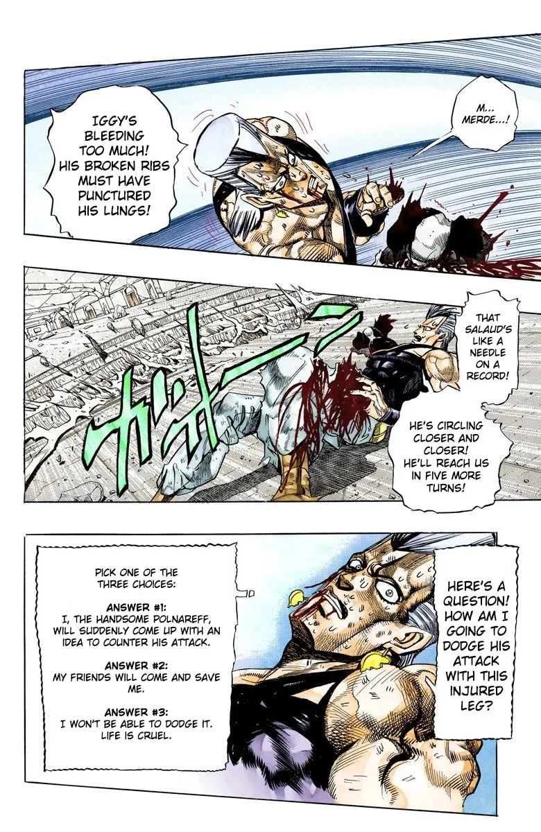 JoJo no Kimyou na Bouken Part 3: Stardust Crusaders Colored Manga — Chapter 131 — Page 4