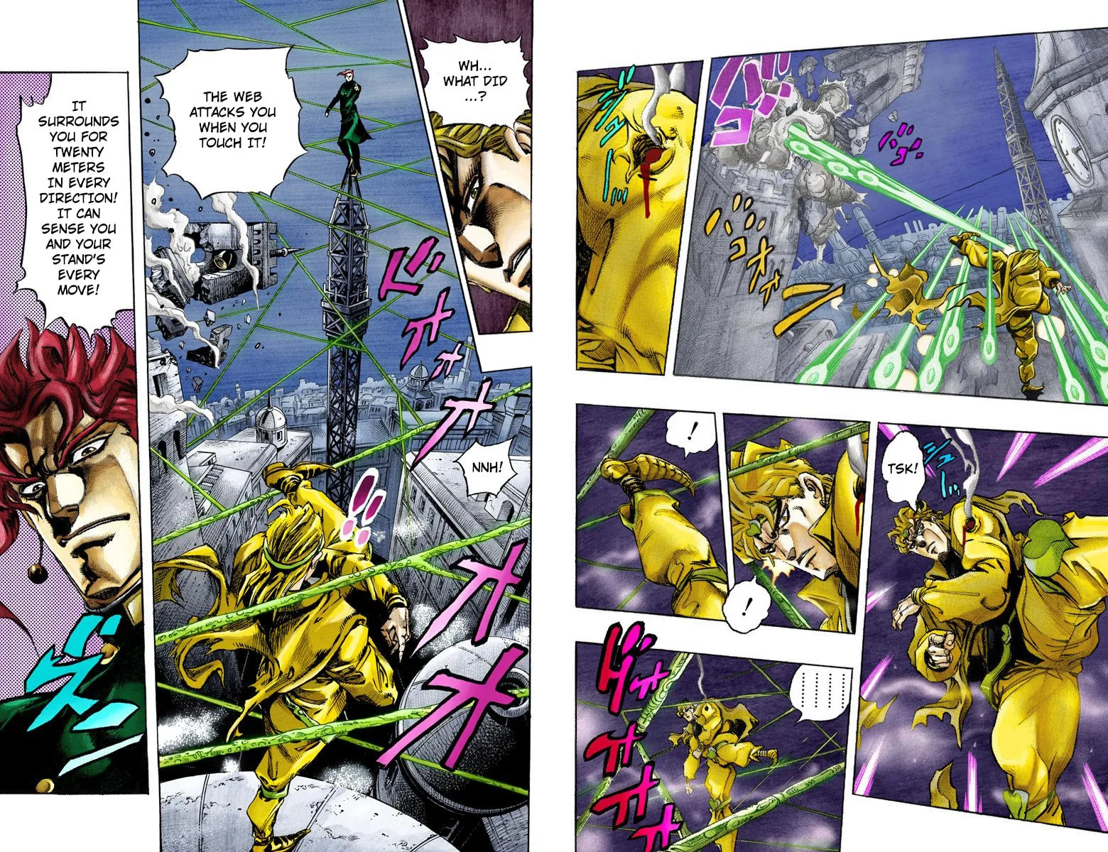 JoJo no Kimyou na Bouken Part 3: Stardust Crusaders Colored Manga — Chapter 140 — Page 7