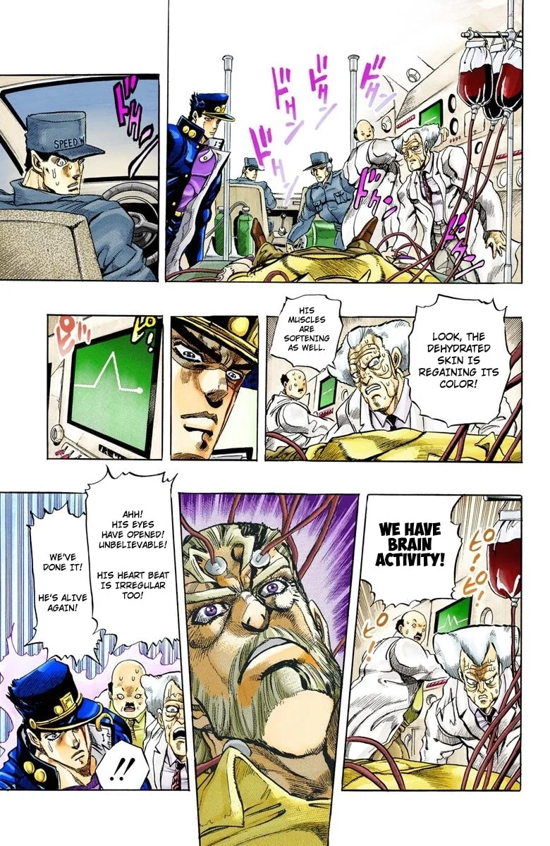 JoJo no Kimyou na Bouken Part 3: Stardust Crusaders Colored Manga β Chapter 152 END β Page 8