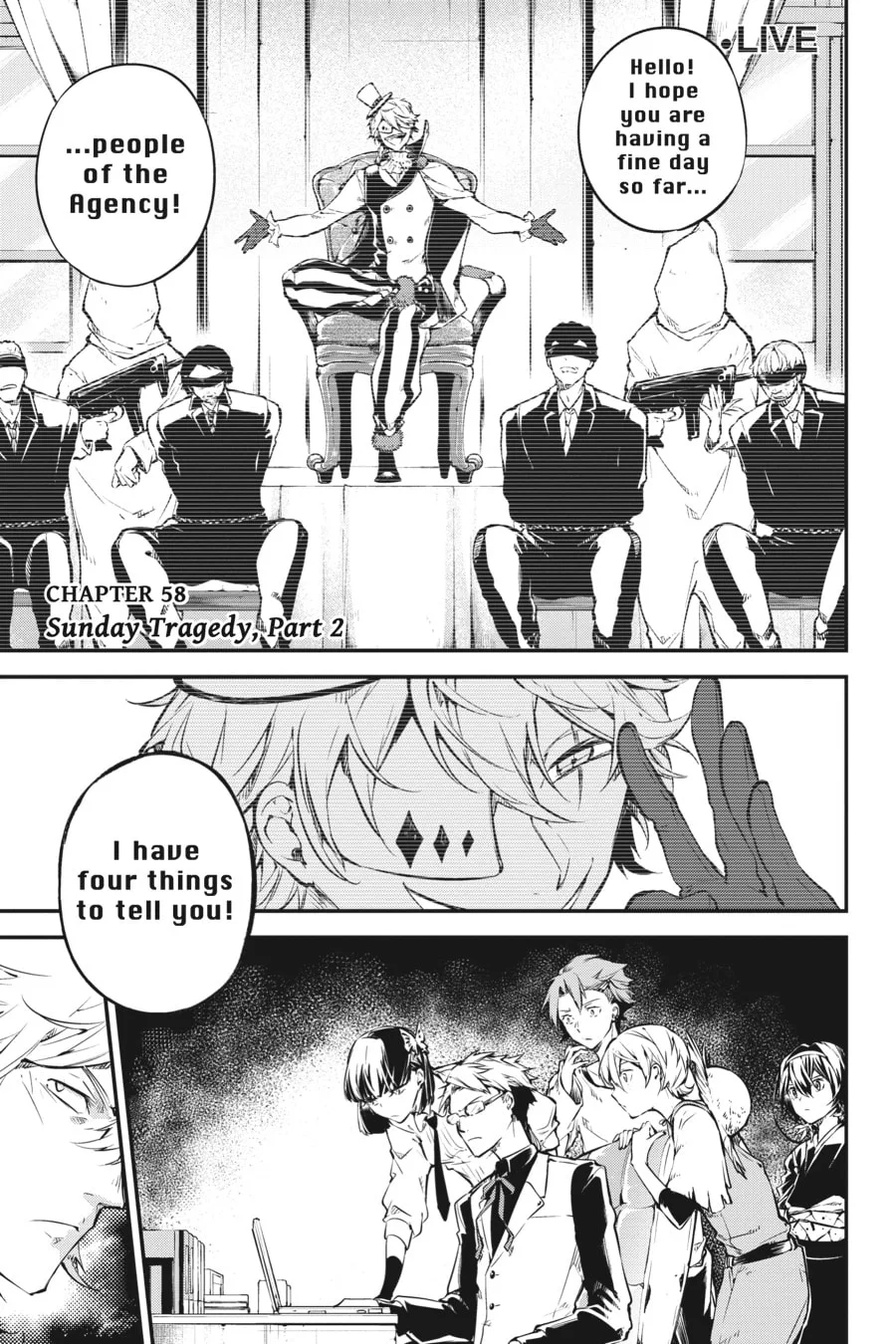 Bungo Stray Dogs β Chapter 58 β Page 1