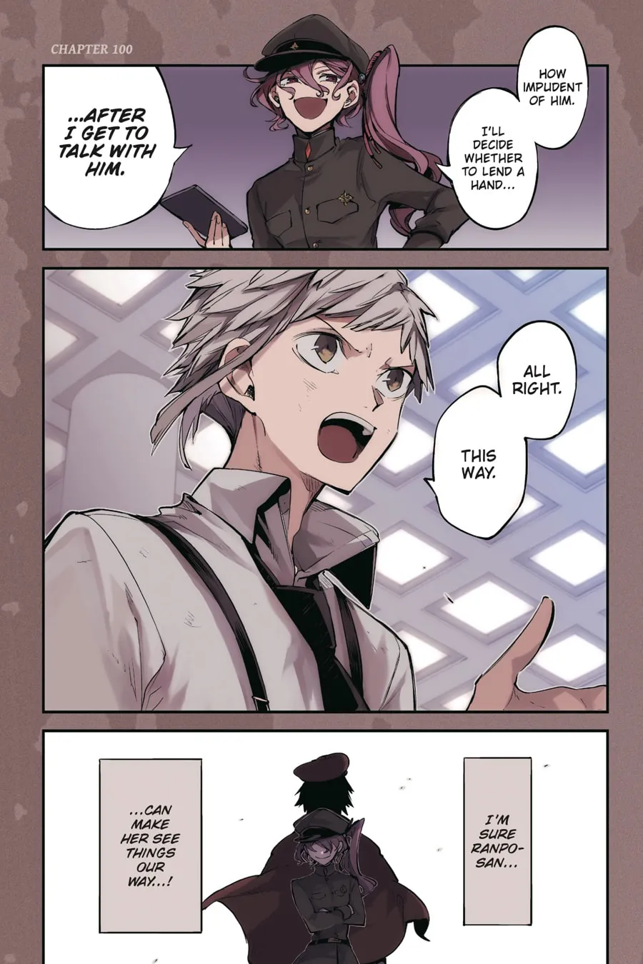 Bungo Stray Dogs β Chapter 100 β Page 1