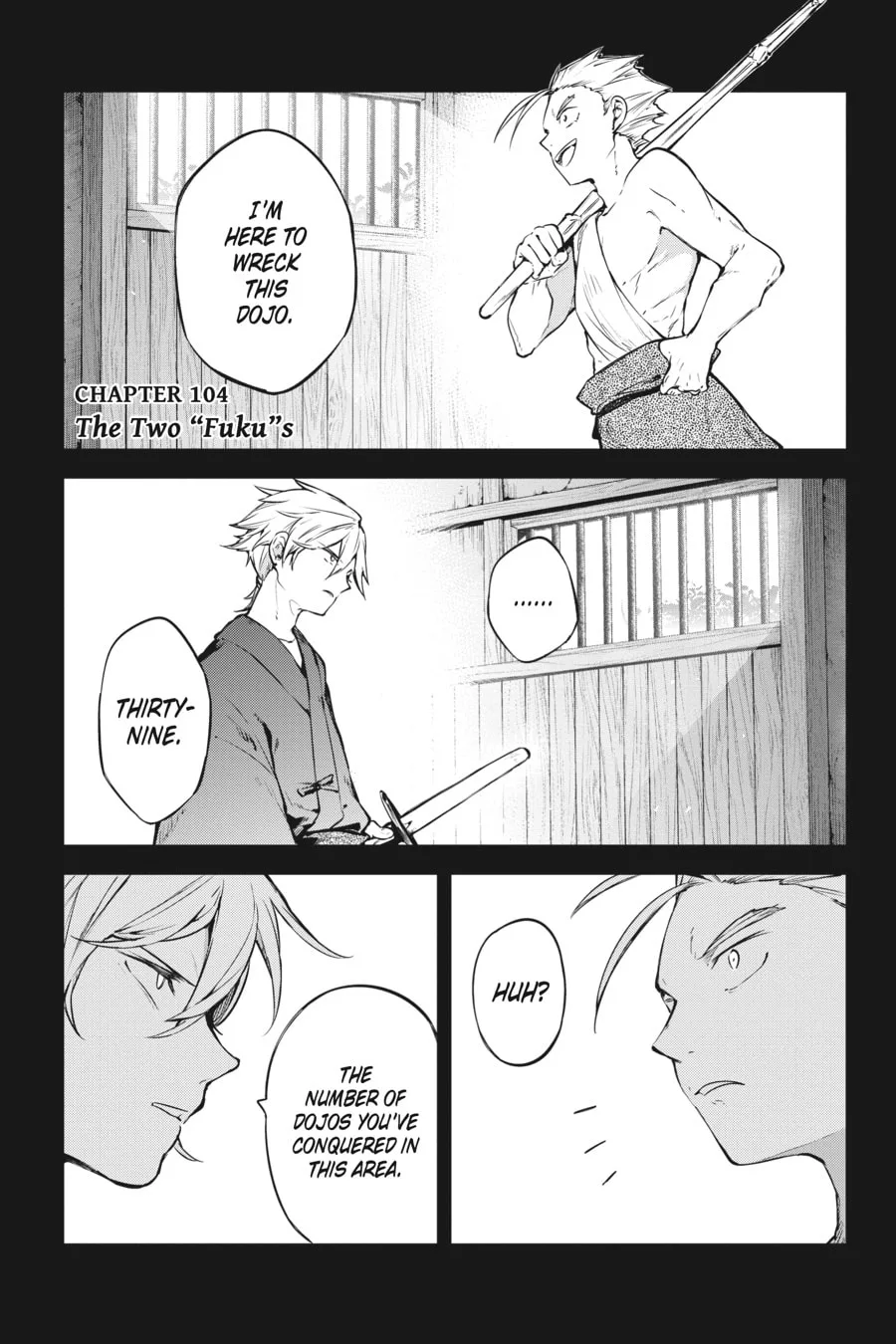 Bungo Stray Dogs β Chapter 104 β Page 1