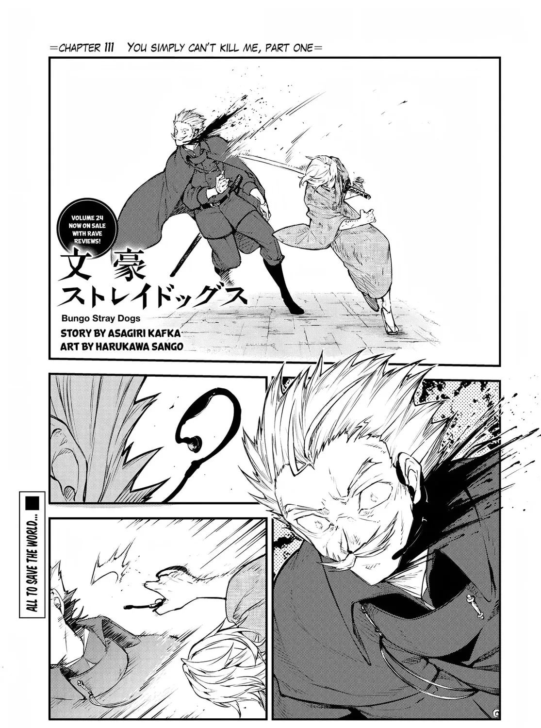 Bungo Stray Dogs β Chapter 111 β Page 1