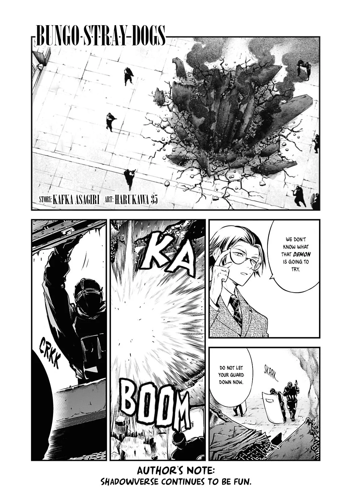 Bungo Stray Dogs β Chapter 127 β Page 1