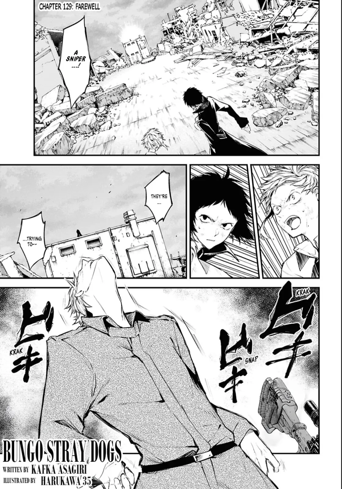 Bungo Stray Dogs β Chapter 129 β Page 1
