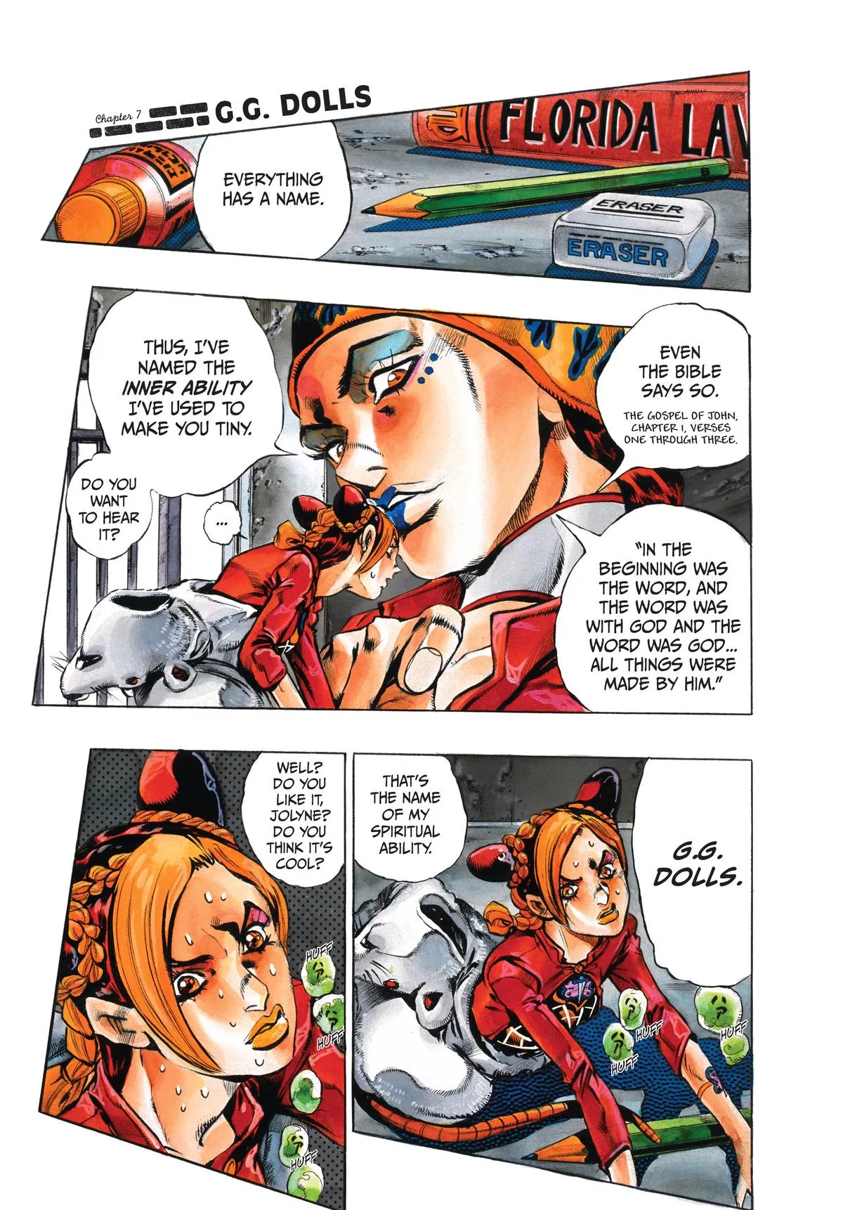 JoJo's Bizarre Adventure - Part 6 - Stone Ocean β Chapter 7 β Page 1