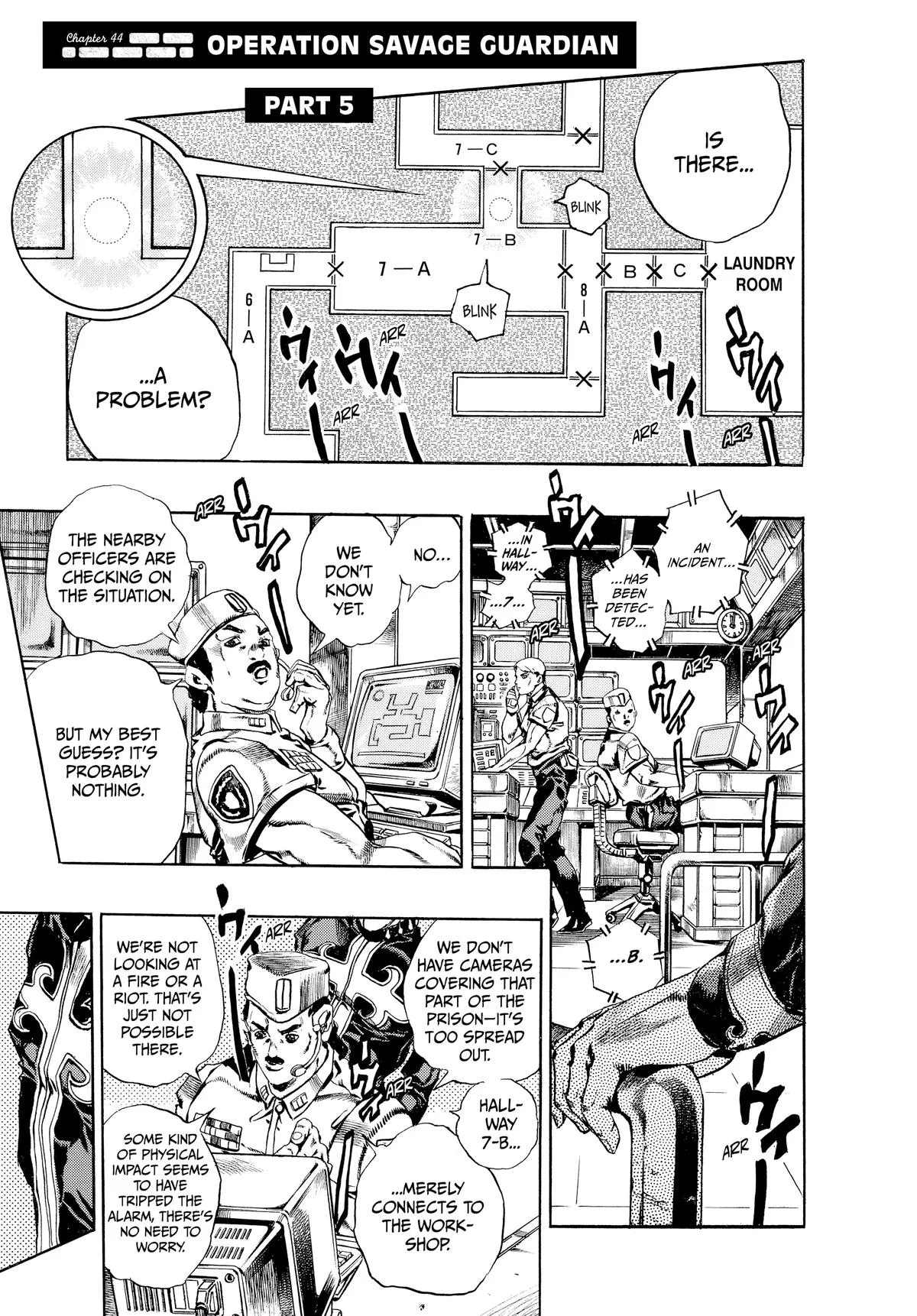 JoJo's Bizarre Adventure - Part 6 - Stone Ocean β Chapter 44 β Page 1