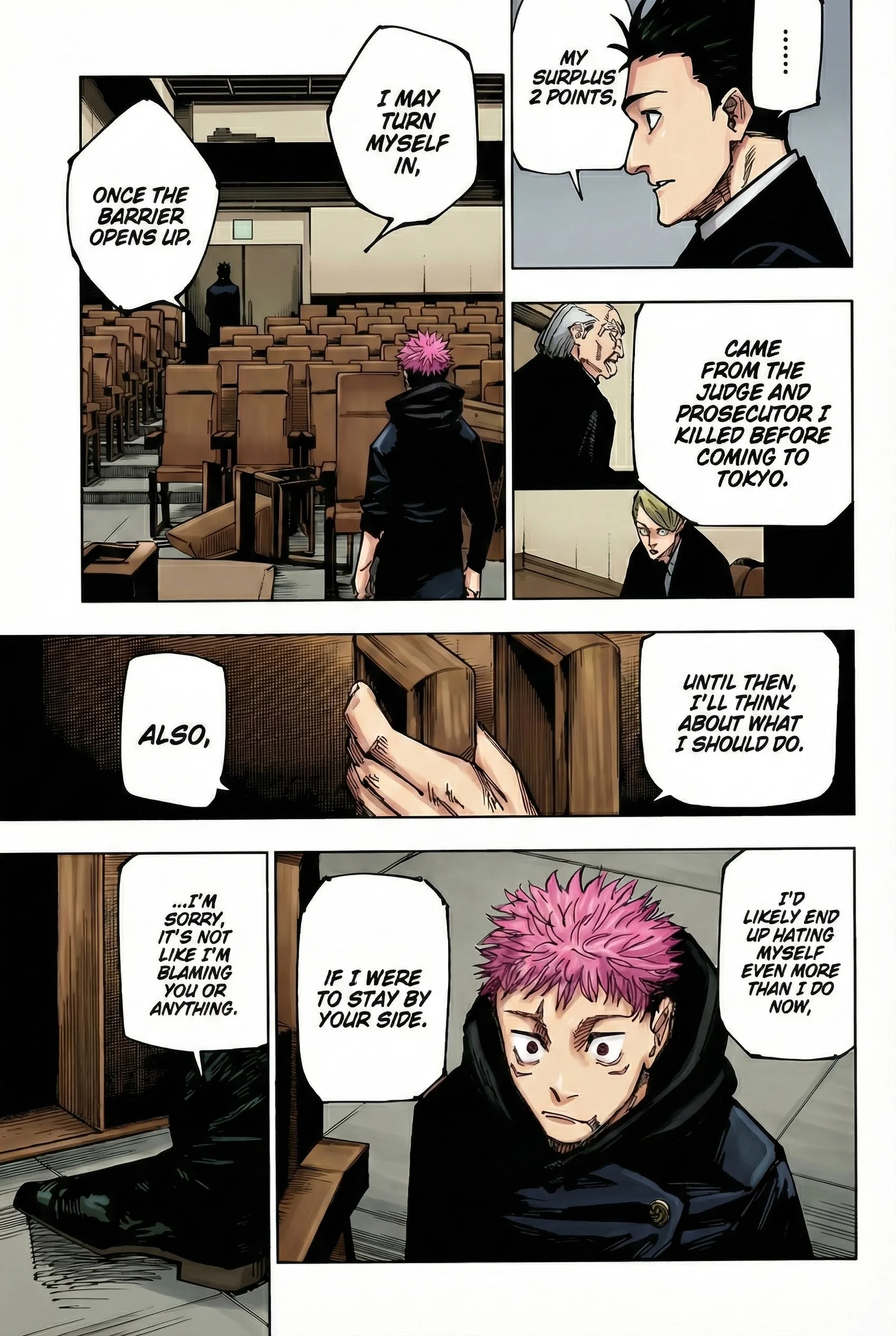 Jujutsu Kaisen Colored Manga JJK — Chapter 167 — Page 3