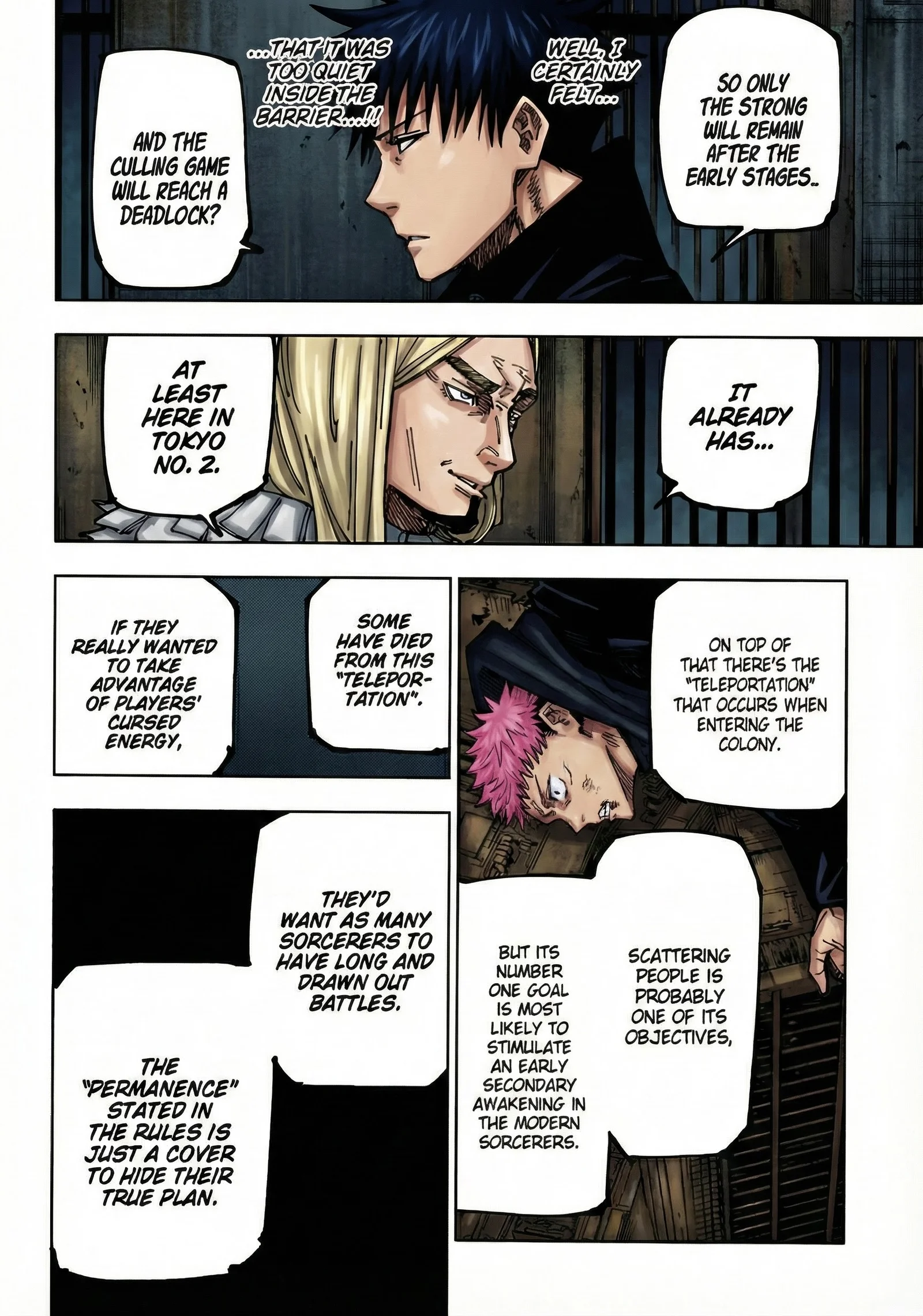 Jujutsu Kaisen Colored Manga JJK — Chapter 167 — Page 8
