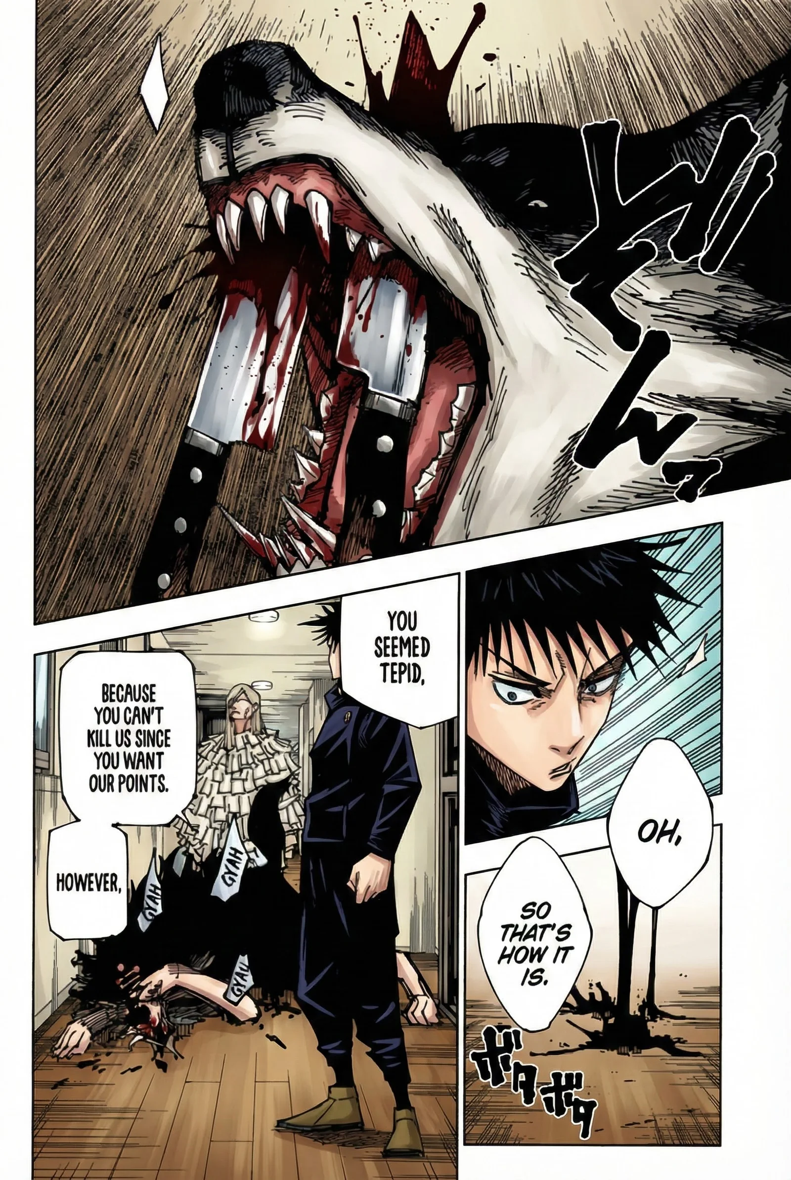 Jujutsu Kaisen Colored Manga JJK — Chapter 167 — Page 18