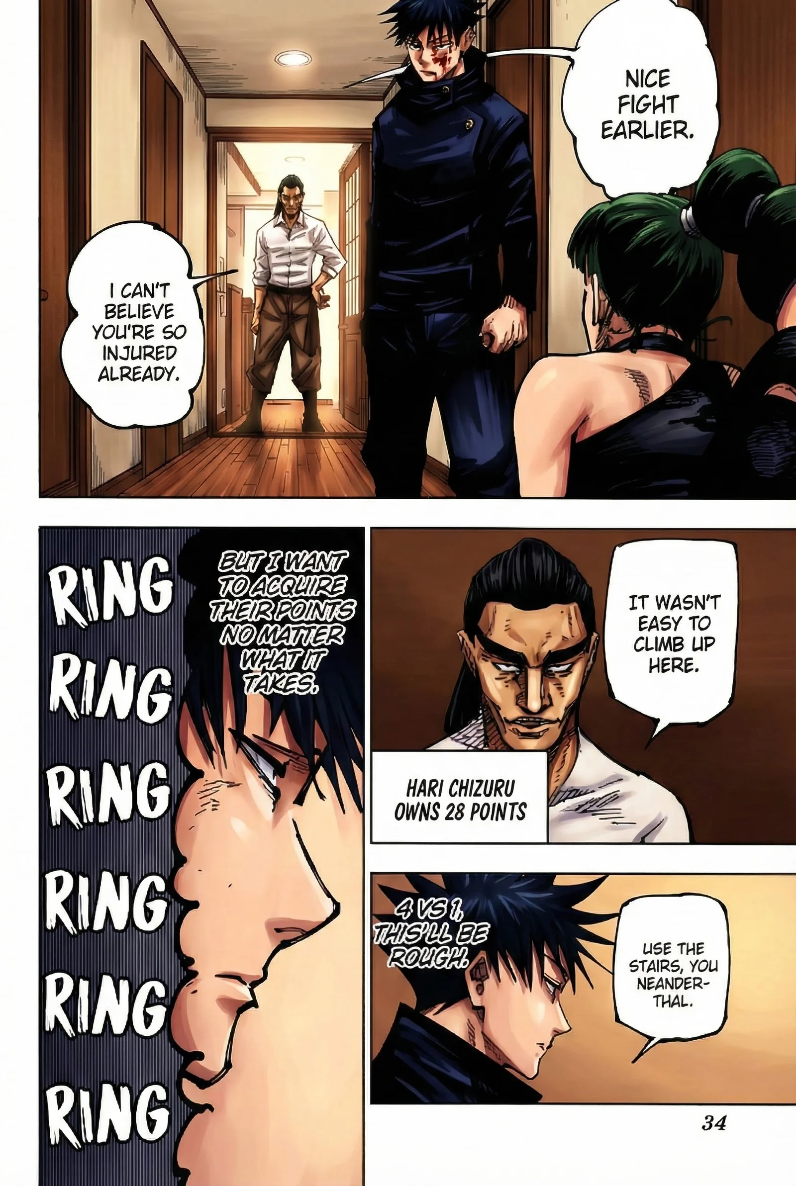 Jujutsu Kaisen Colored Manga JJK β Chapter 168 β Page 8