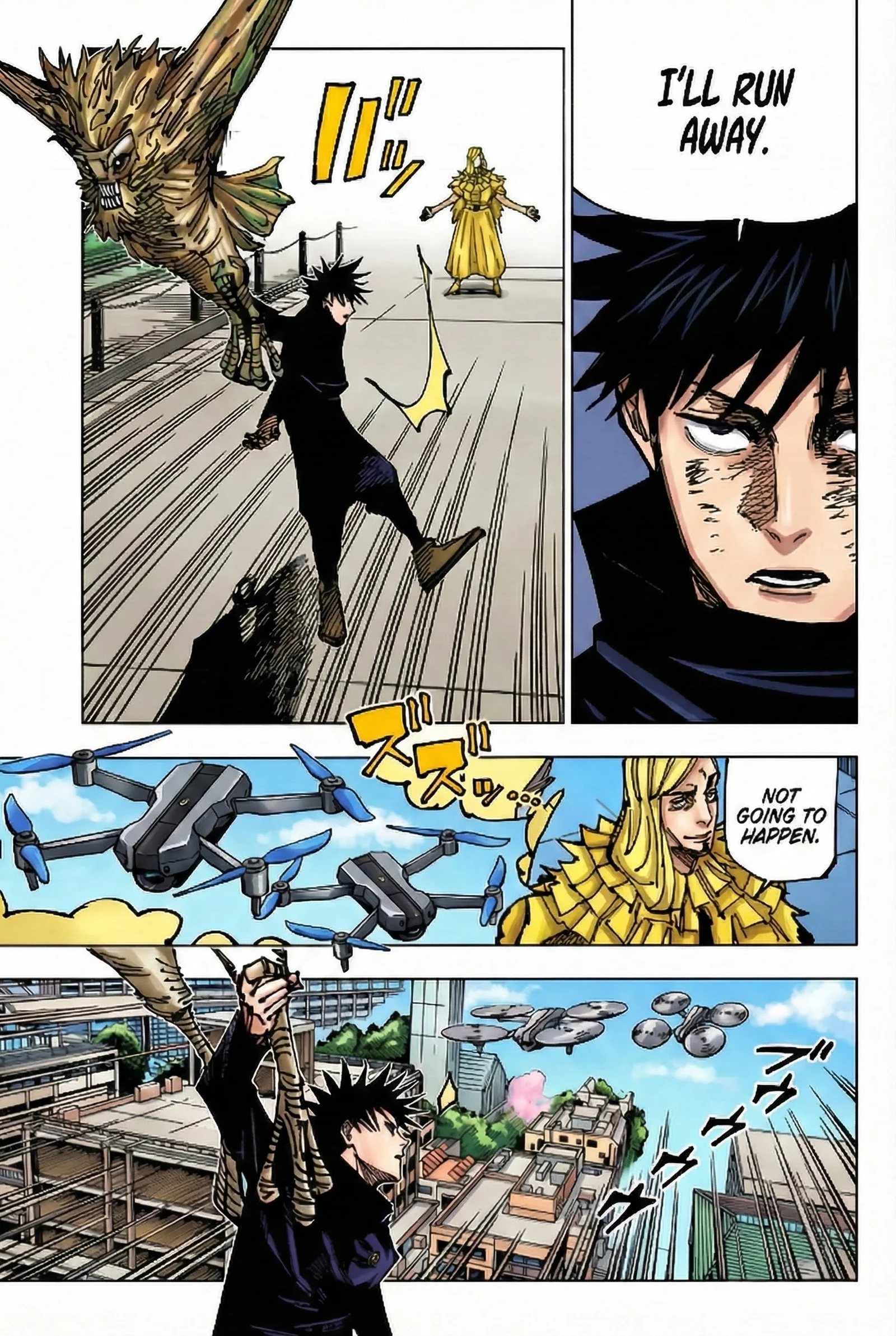 Jujutsu Kaisen Colored Manga JJK — Chapter 170 — Page 9