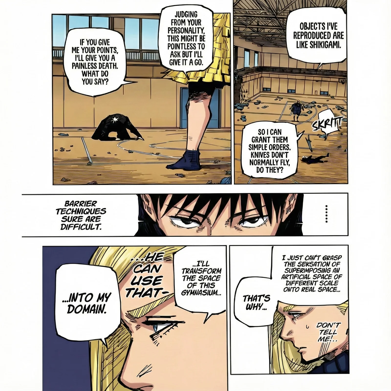 Jujutsu Kaisen Colored Manga JJK — Chapter 170 — Page 17