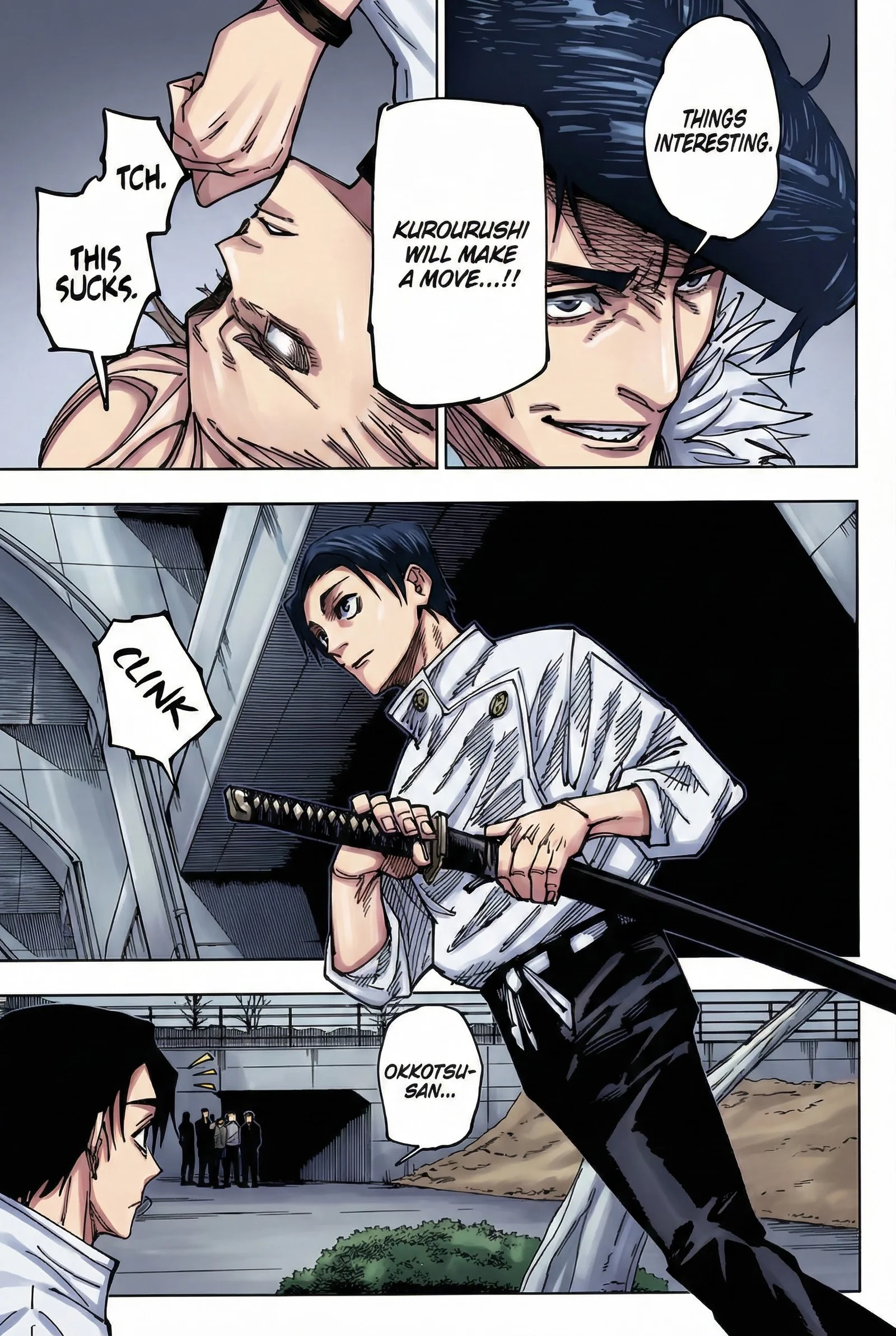 Jujutsu Kaisen Colored Manga JJK — Chapter 174 — Page 3