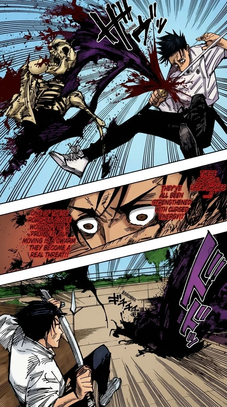 Jujutsu Kaisen Colored Manga JJK — Chapter 174 — Page 8