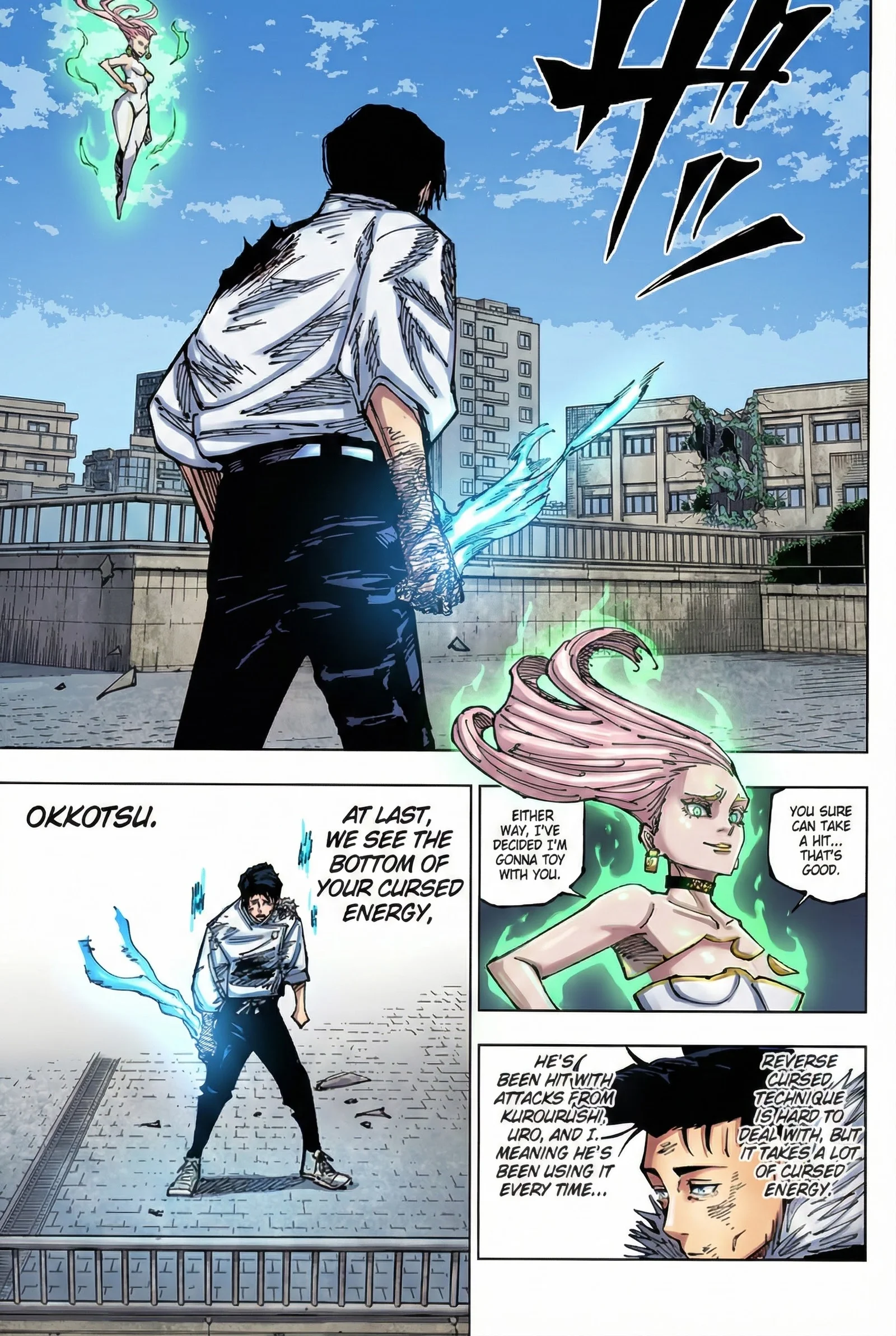 Jujutsu Kaisen Colored Manga JJK — Chapter 177 — Page 15
