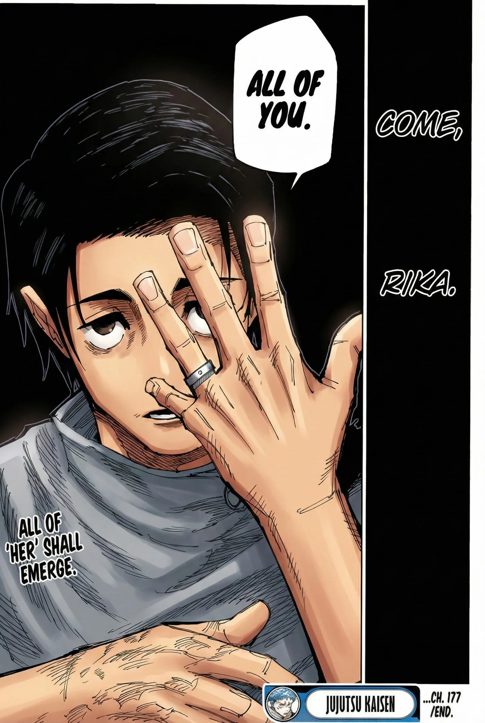 Jujutsu Kaisen Colored Manga JJK — Chapter 177 — Page 17