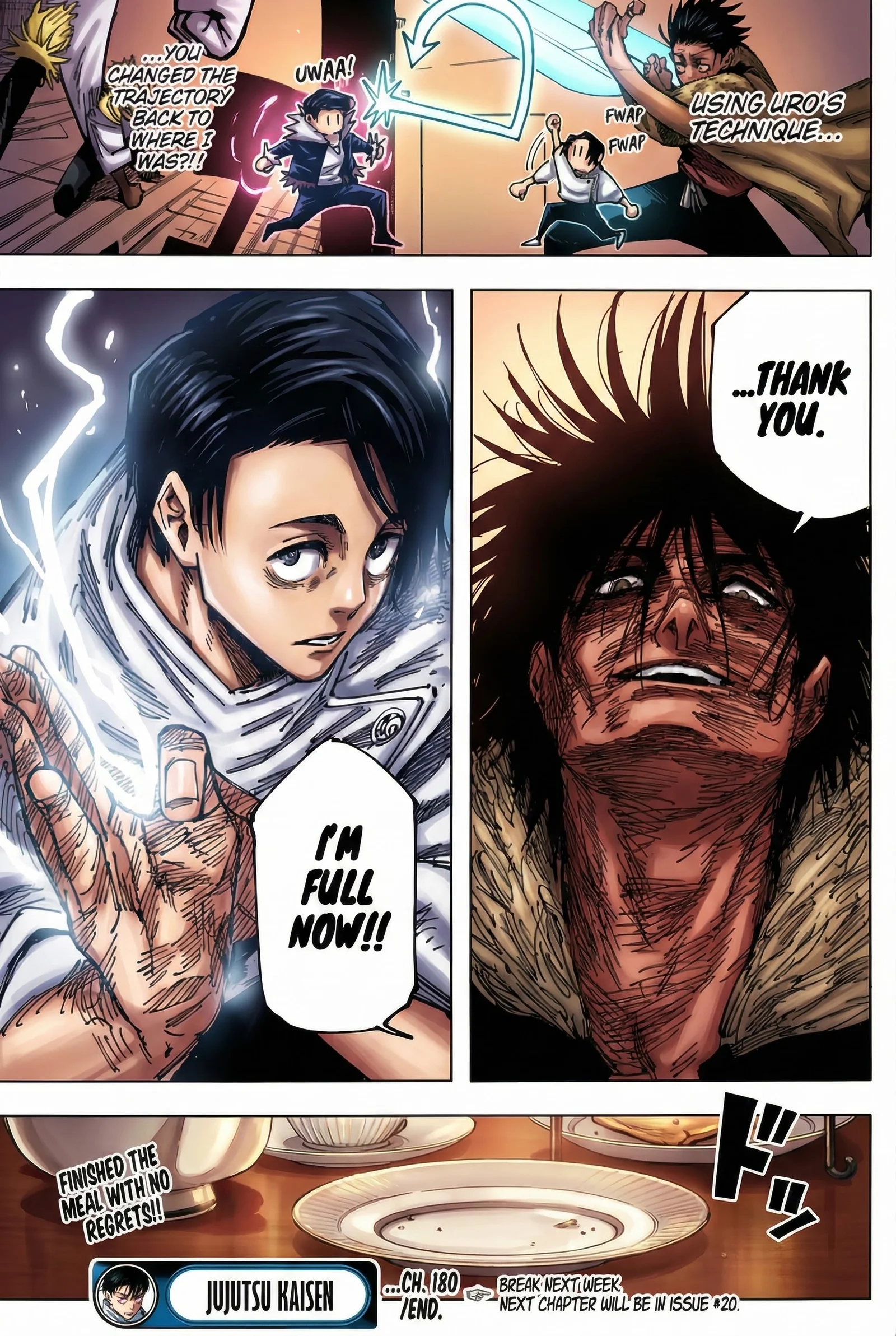 Jujutsu Kaisen Colored Manga JJK β Chapter 180 β Page 16