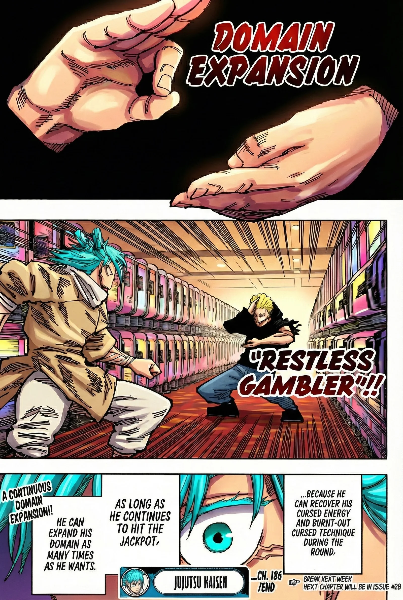 Jujutsu Kaisen Colored Manga JJK β Chapter 186 β Page 17