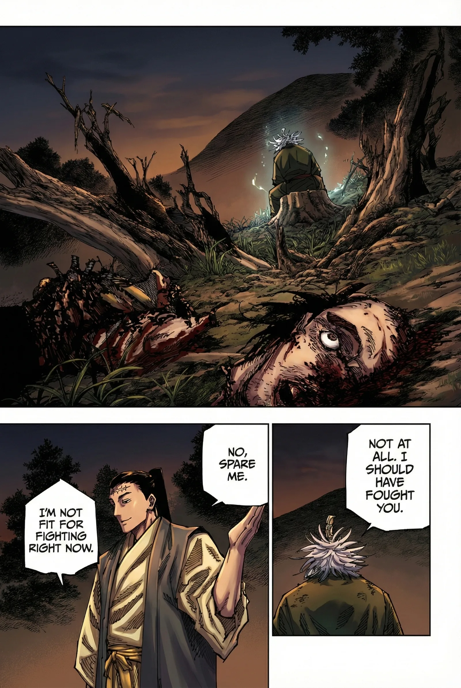 Jujutsu Kaisen Colored Manga JJK — Chapter 187 — Page 17