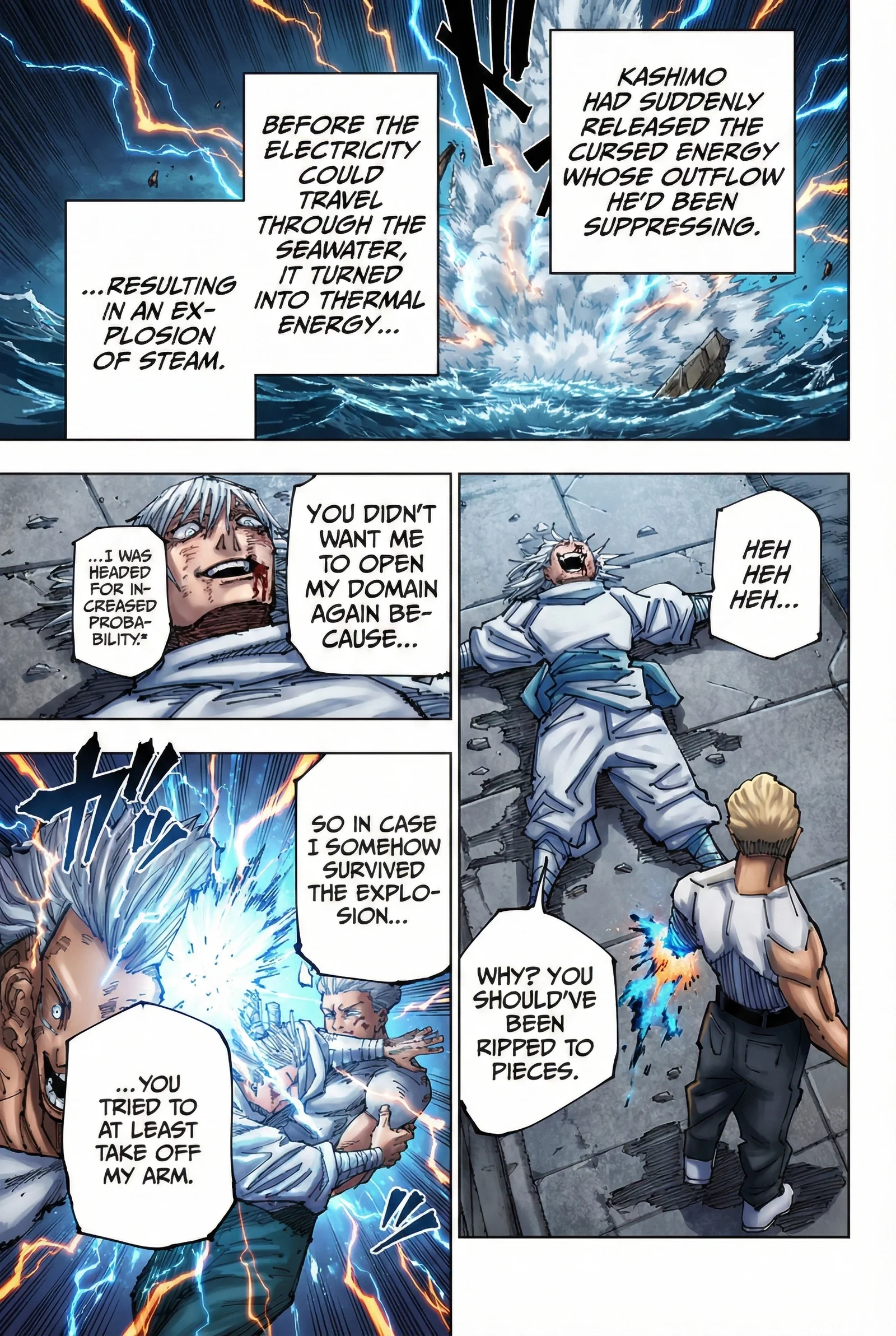 Jujutsu Kaisen Colored Manga JJK — Chapter 190 — Page 5
