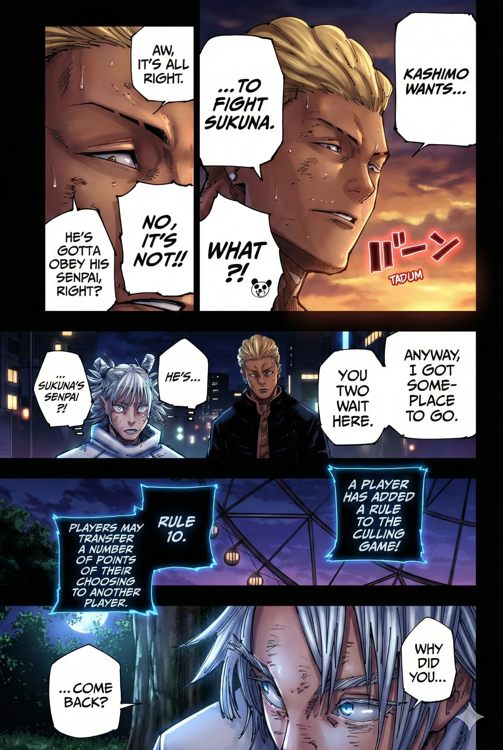 Jujutsu Kaisen Colored Manga JJK — Chapter 190 — Page 9