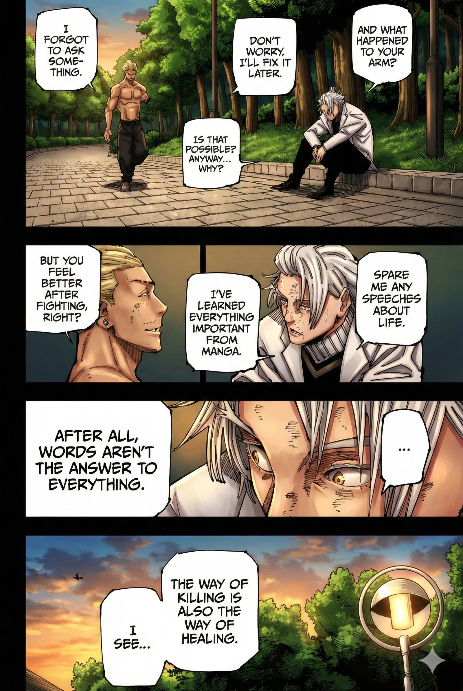 Jujutsu Kaisen Colored Manga JJK — Chapter 190 — Page 10