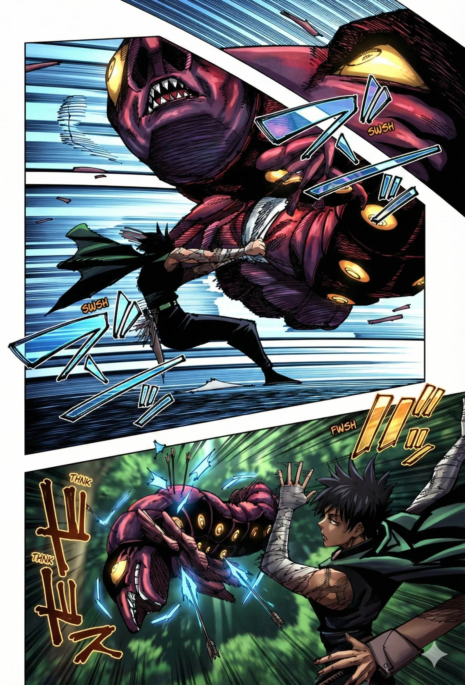 Jujutsu Kaisen Colored Manga JJK β Chapter 192 β Page 9