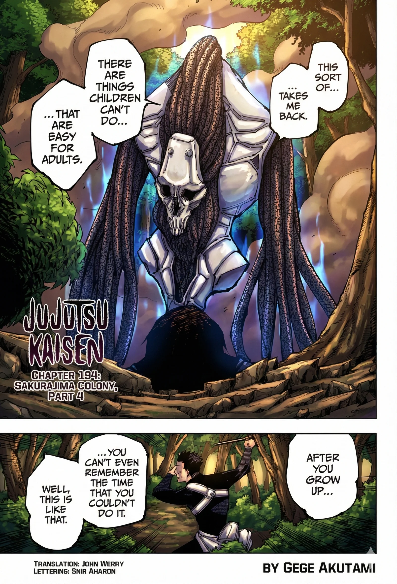 Jujutsu Kaisen Colored Manga JJK β Chapter 194 β Page 1