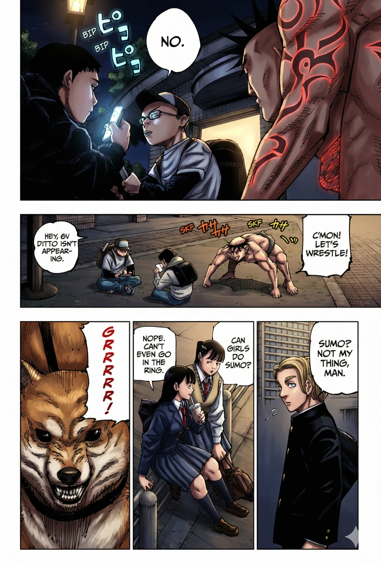 Jujutsu Kaisen Colored Manga JJK — Chapter 195 — Page 3
