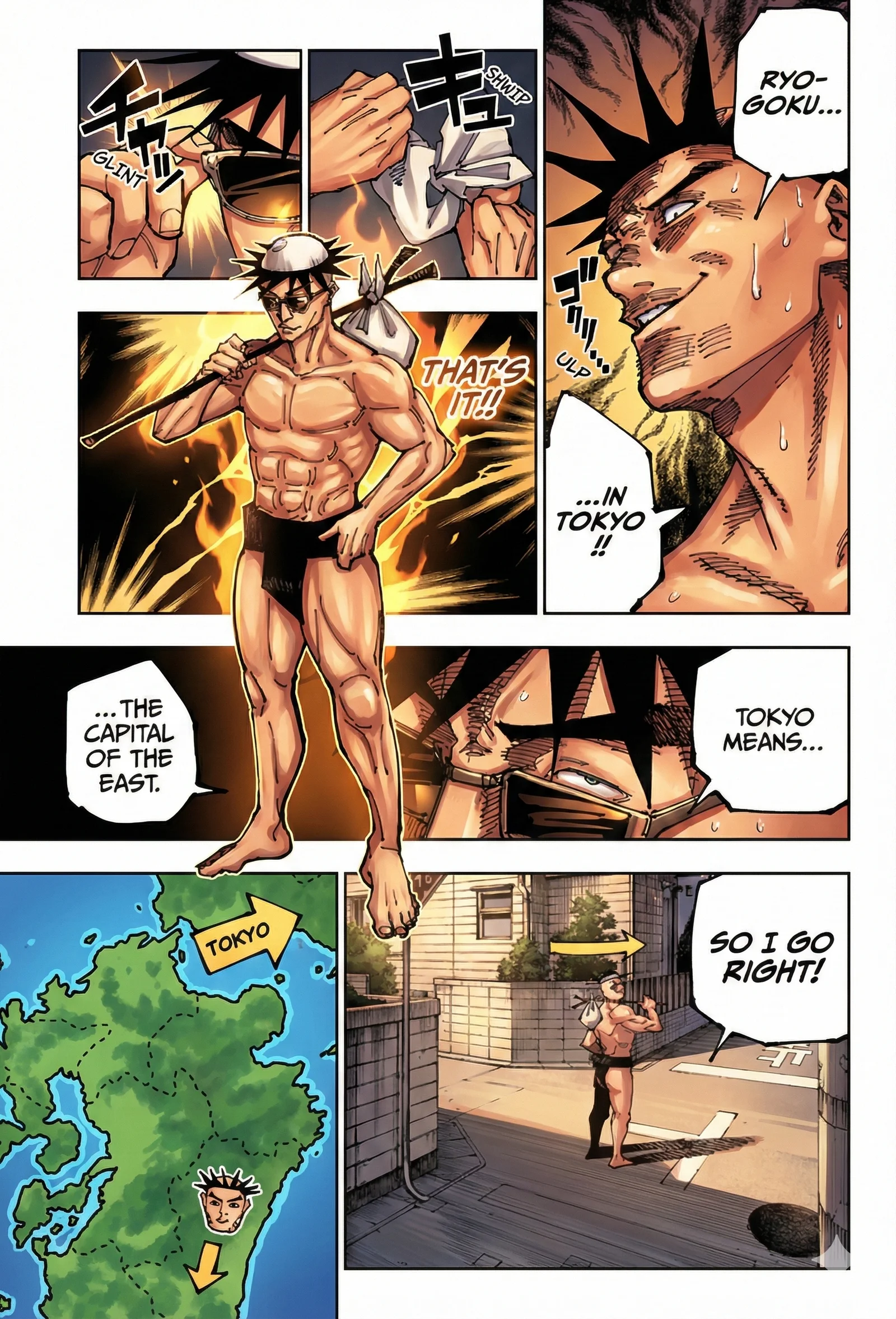 Jujutsu Kaisen Colored Manga JJK — Chapter 195 — Page 6