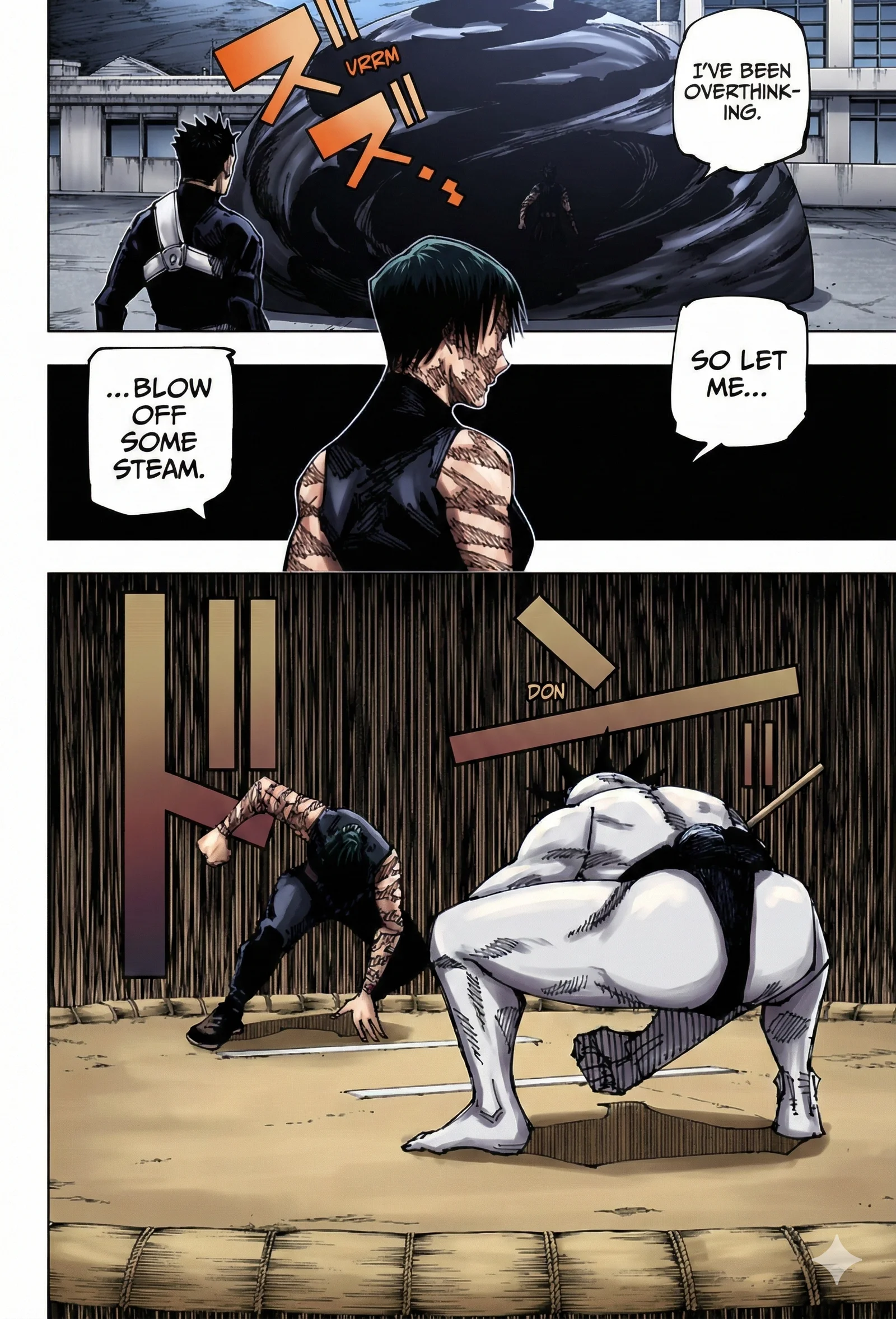 Jujutsu Kaisen Colored Manga JJK — Chapter 196 — Page 4