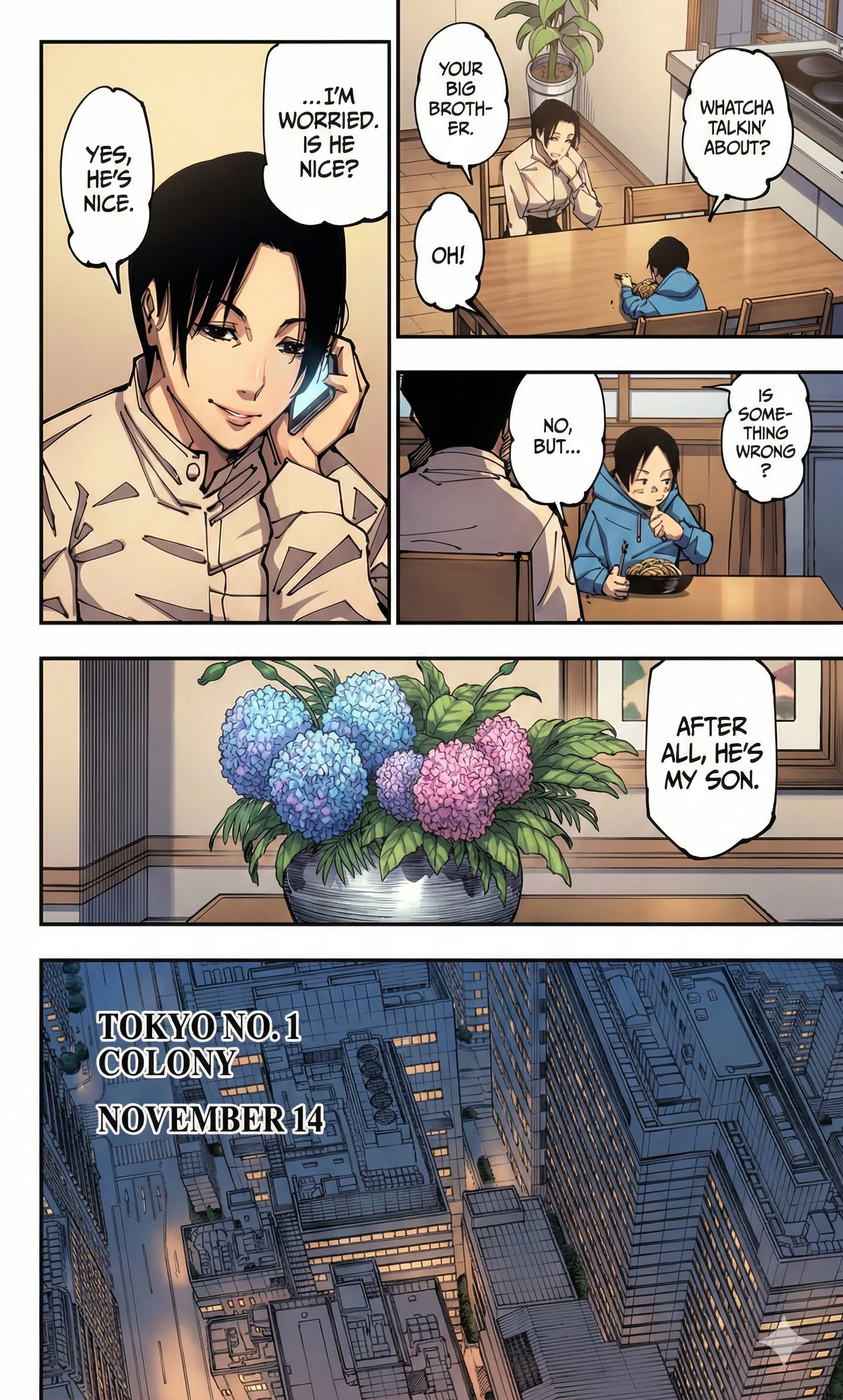 Jujutsu Kaisen Colored Manga JJK — Chapter 199 — Page 4